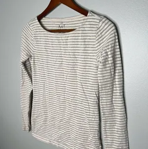 J. Crew Women's Artist T Metallic Stripe Boat Neck Long Sleeve Size XS thumbnail 3