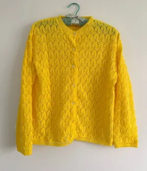 Vintage 60s Americana Knitting Mills of Miami Knit Cardigan Sweater thumbnail 1