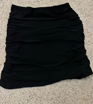 Black mini skirt high waisted thumbnail 1