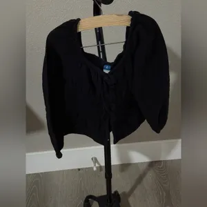 Old Navy Black Girls Blouse thumbnail 3