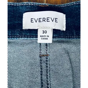 Evereve Wide Leg Jeans Women's 30 Dark Wash Casual Everyday thumbnail 4