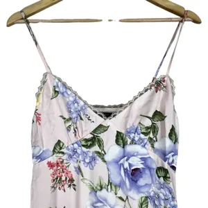 Forever 21 Mini Slip Dress Womens S Pink‎ Floral Feminine Romantic Cottagecore thumbnail 2