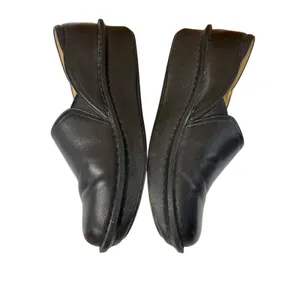 Alegria Debra Black Leather Slip On Nursing Work Shoes Cushioned NonSlip 39 thumbnail 10