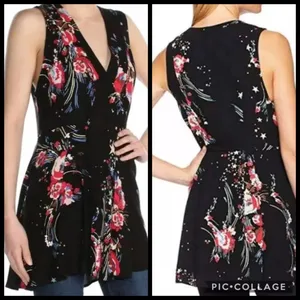Free People Floral Wrap Top thumbnail 4