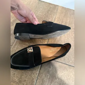 KATE SPADE Women's Camellia Black Suede Loafers‎ Size 7.5B thumbnail 7
