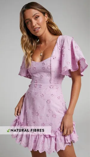 Showpo Mini Dress Purple Lilac thumbnail 1