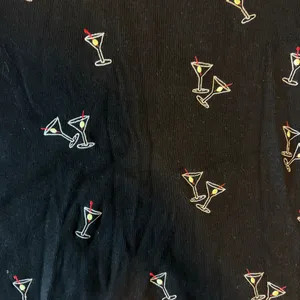 Lily Stanhope Vintage Martini Knit Tee Black Size XL thumbnail 3