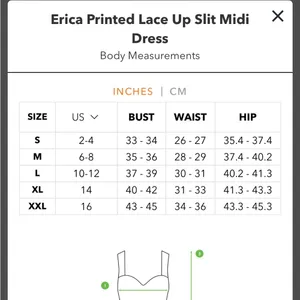 Sunfere Erica Printed Lace Up Slit Midi Dress thumbnail 5