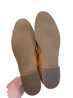Frye & Co Womens Brown Leather Lace-Up Oxford Flat Shoes Size 10M SKU 8400 thumbnail 7