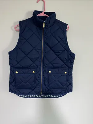 J. Crew Excursion quilted Down Fill Puffer Quilted Vest thumbnail 4