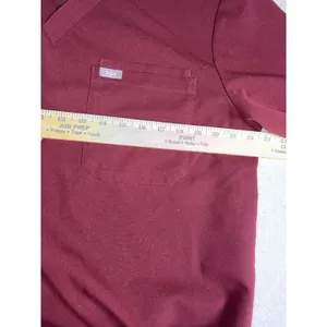 figs scrub set Mens tansen jogger pants (L Short) / leon top (L) Burgundy thumbnail 7