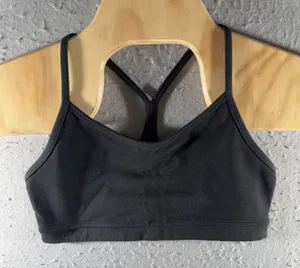 3145 | Lululemon Flow Y Racerback Yoga Sports Bra Black Womens 6 thumbnail 1