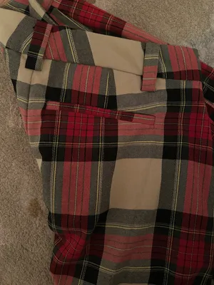 Urban Outfitters Red Plaid Pants thumbnail 7