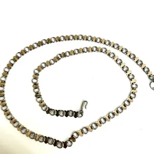 Silver tone heart hip belt thumbnail 5