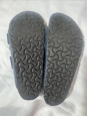 Birkenstock Navy Double-Buckle Slide Sandals thumbnail 5