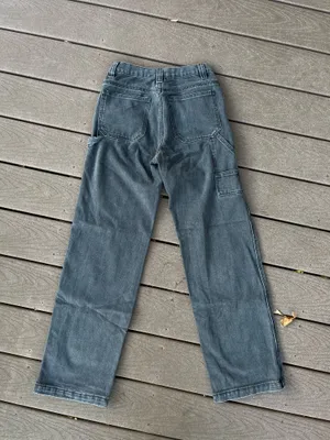 J Galt Brandy Melville Cargo Jeans Black thumbnail 2