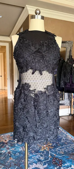 Lace Dress Black Size M thumbnail 1
