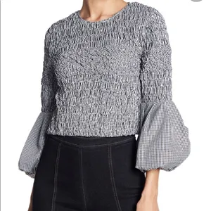 Do +‎ Be Shirred Gingham Top thumbnail 1