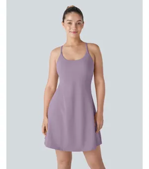 Halara Lavender Scoop Neck Athletic Dress thumbnail 2
