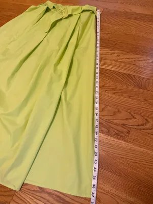 High waist pleated midi skirt with belt size M thumbnail 9