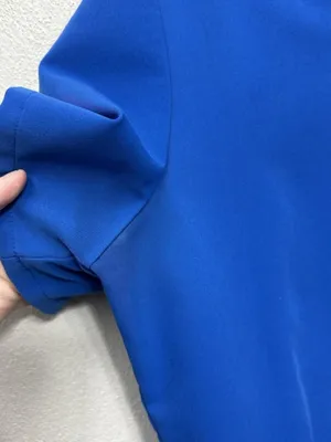 FIGS Caterina One-Pocket Scrub Top Women's Medium Blue Flawed READ thumbnail 4