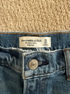 Abercrombie High-Rise Jean Shorts thumbnail 2