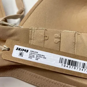 NWT SKIMS Wireless Form Push-Up Plunge‎ Bra BR-WRL-1891Clay Size 40D thumbnail 3