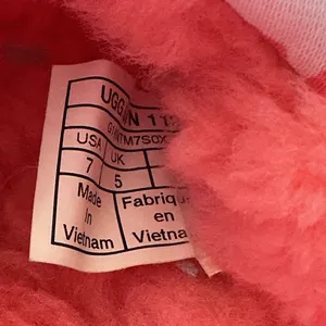 UGG Fluff Yeah Slide Coral Pink Sheepskin Platform Sandals 1120894 Womens 7 thumbnail 3