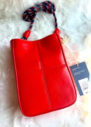 Red Cross Body Purse Bag ~ NWTS ~ With Red white Blue 4th July Straps handles thumbnail 1