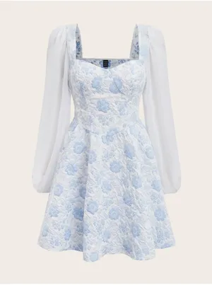 Elegant Women Dress Casual Vintage thumbnail 1