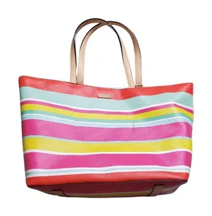 Kate Spade Multicolor Striped‎ Large Tote thumbnail 1