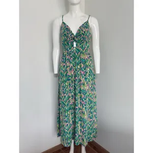 Cupshe Women’s Maxi Dress Approx M/L Colorblock Front Twist Keyhole Open Back thumbnail 2