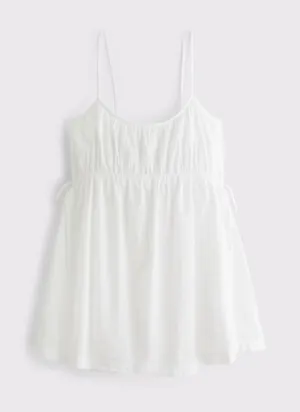 Ruched Channeled Skort Abercrombie thumbnail 1