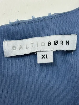 Baltic Born June Blue Smocked Midi Dress Size XL thumbnail 10
