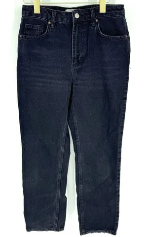 We the Free High Rise Straight Leg Cotton Denim Black Size‎ 28 thumbnail 1