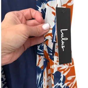 NWT Lulus Desert Trip Floral High-Low‎ Sleeveless Wrap Dress Size XS Feminine thumbnail 4
