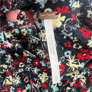Free People Vibe Check‎ floral jumpsuit tie waist and back sz XS thumbnail 8