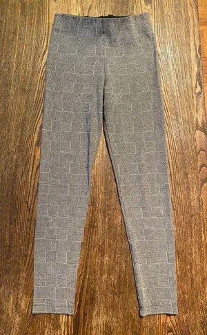 ZARA Gray Ankle Work Pants - thumbnail 1