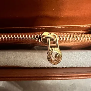 NWT Valentino Orlandi Printed Crossbody - Gorgeous! $159 Brown/gold thumbnail 7