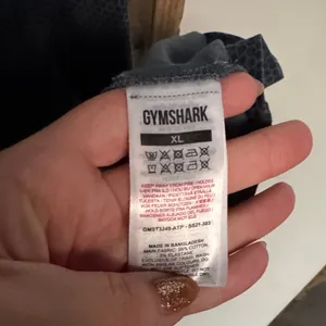 Gymshark‎ Sleeveless muscle Textured Blue gym tee thumbnail 3