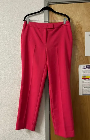 Women’s Dress Pants Pink Size 8 thumbnail 1