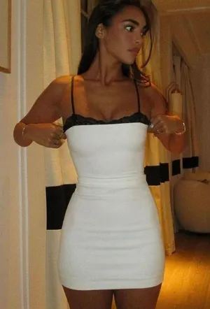 Zara Dress lace mini fitted white wedding party coctail evening bodycon thumbnail 1