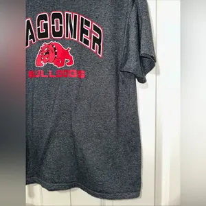 Fruit of the Loom Wagoner Bulldogs T Shirt M thumbnail 4