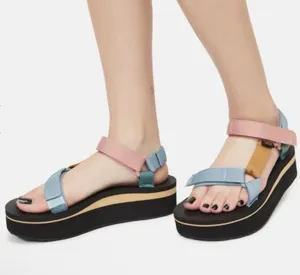 Teva Women's Size 7.5 Universal Light Multi Color Platform Sandal thumbnail 1