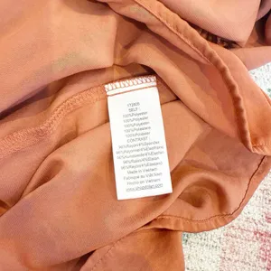 Anthropologie Dolan Coral Midi Dress Medium Satin Casual Stretch Lightweight‎ thumbnail 6