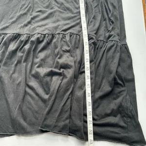 90s y2k fairy maxi Eyelash Couture Black Strapless Dress thumbnail 6