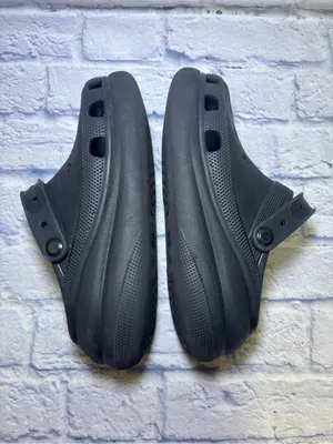 Classic Crocs Mega Crush Platform Slip On Clogs Sandals W9 M7 Black thumbnail 13