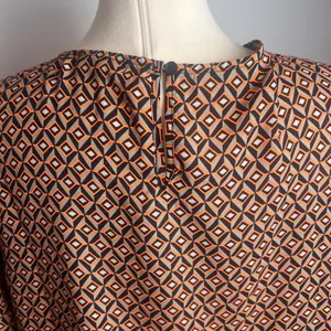 Pleione Geo Abstract Bow Detail Blouse thumbnail 6