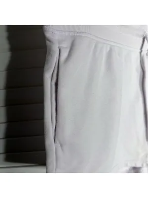 Reebok shorts cotton cord tie waist activewear athleisure gym pilates running L thumbnail 5