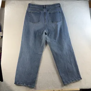WILD FABLE Plus 18W Baggy Blue Jeans Highest Rise Busted Knees Pants Grunge Punk thumbnail 11